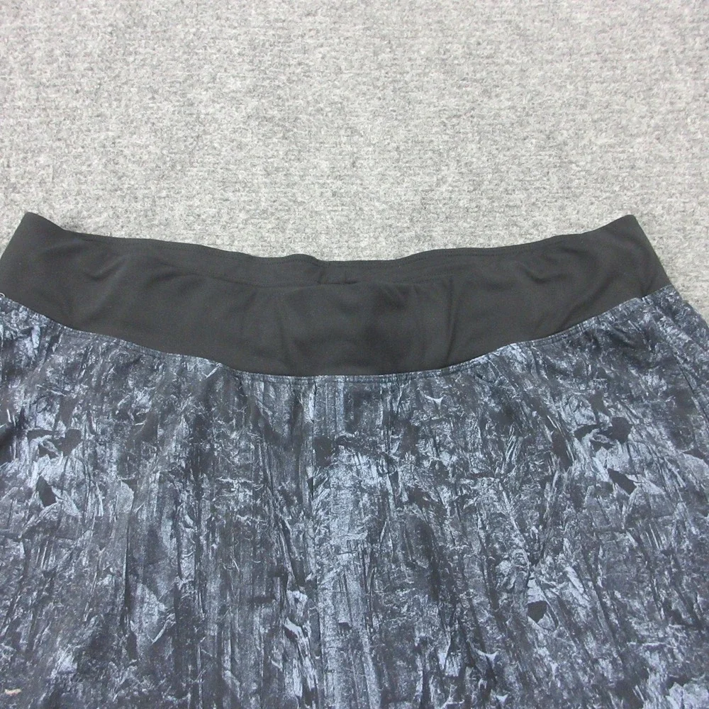 Lululemon Shorts Mens Large‎ Gray Geometric Lined Athletic Running 9 Inseam
